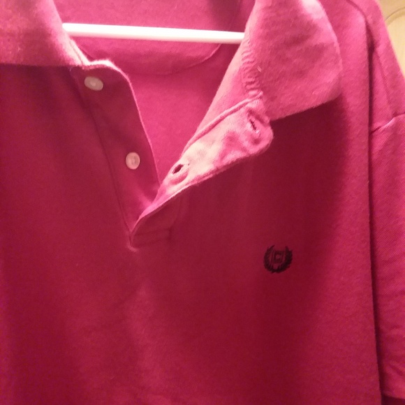 Chaps  mens short sleeved  red polo shirt - Picture 3 of 3